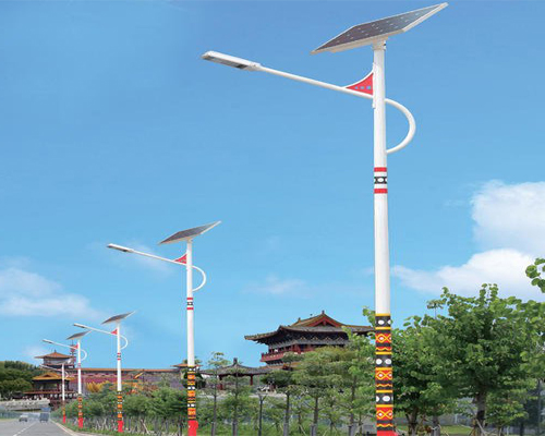 改则民族特色路灯