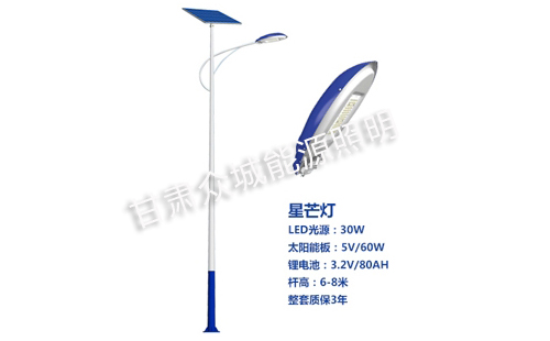 改则太阳能路灯核心技术参数解读